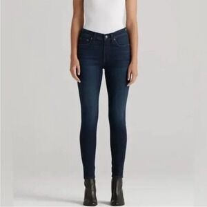 Edwin Jeans Womens Sz 30 Skinny Mid Rise Denim Blue Dark Indigo Wash Pixie NWT